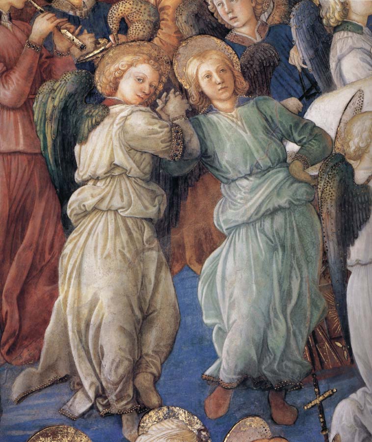 Fra Filippo Lippi Details of The Coronation of the Virgin